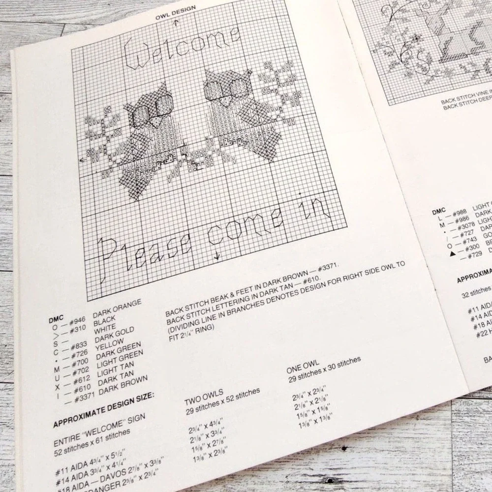 Cross-Stitch Mini Favorite Things 24 Designs 2 Alphabets by Joyce Seebo 1981 Vtg